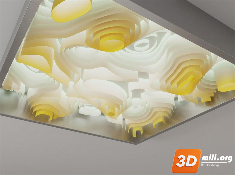 Ceiling Decoration Skp Files